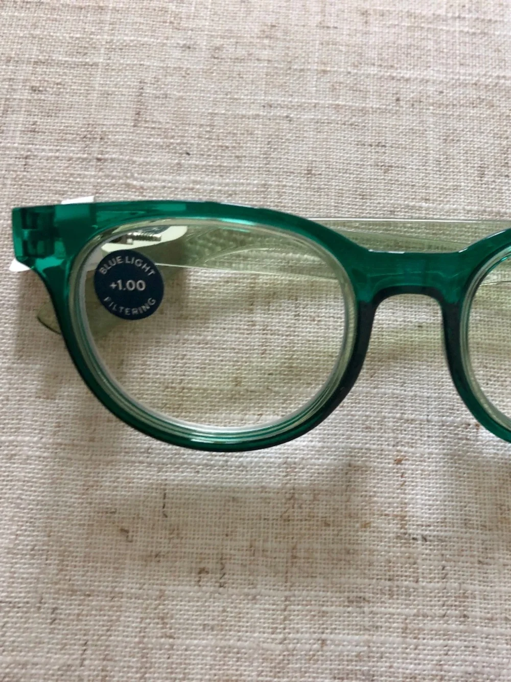NEW Olympia Teal Green  Peepers Blue Light Filtering +1.00 Readers